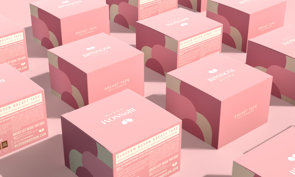 Blossom Bosom Box Packaging Design packaging design portfolio project by Y Not Tony Design Studio