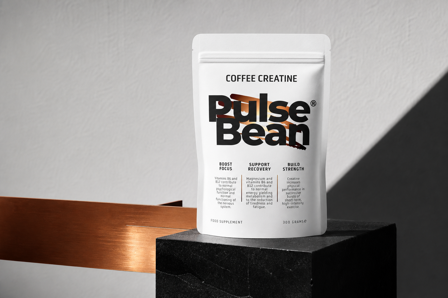 Pulse Bean Coffee Creatine Packaging Design