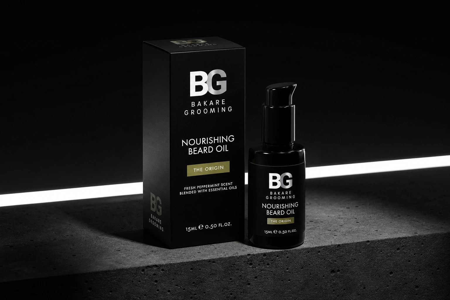 Bakare Men's Grooming Packaging Design