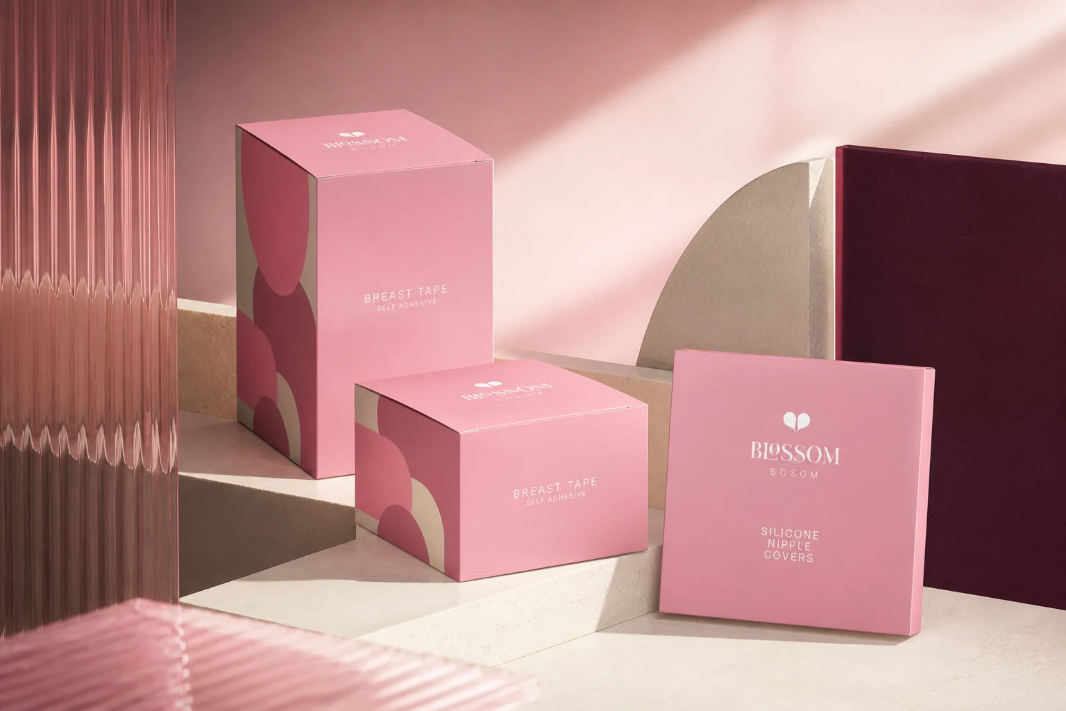 Blossom Bosom Women's Wellness Packaging Design