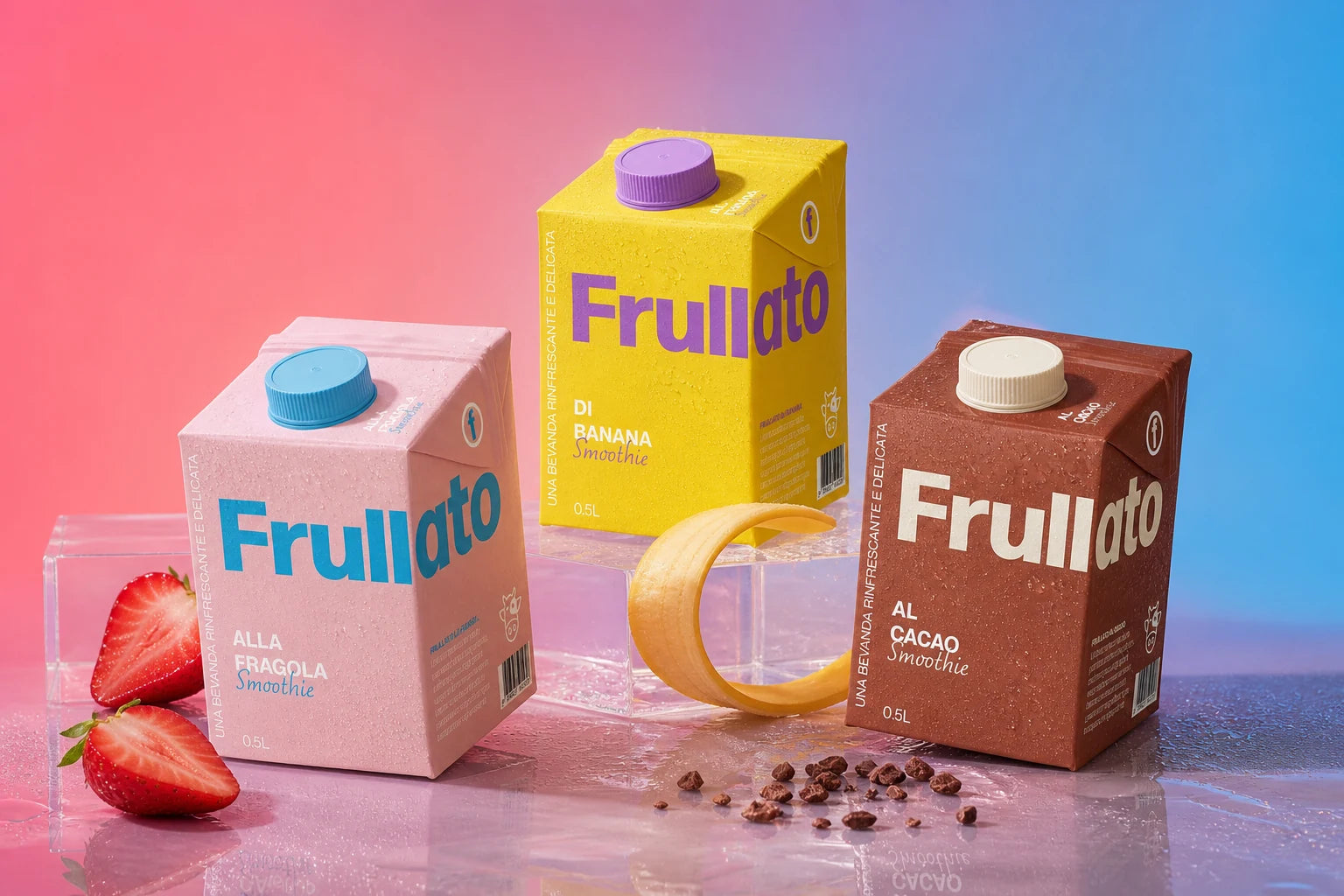 Frullato Smoothie Packaging Design Concept