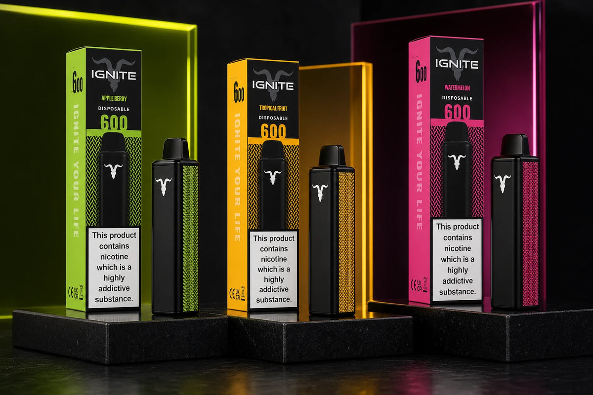 Premium Vape Packaging Design for IGNITE by Dan Bilzerian