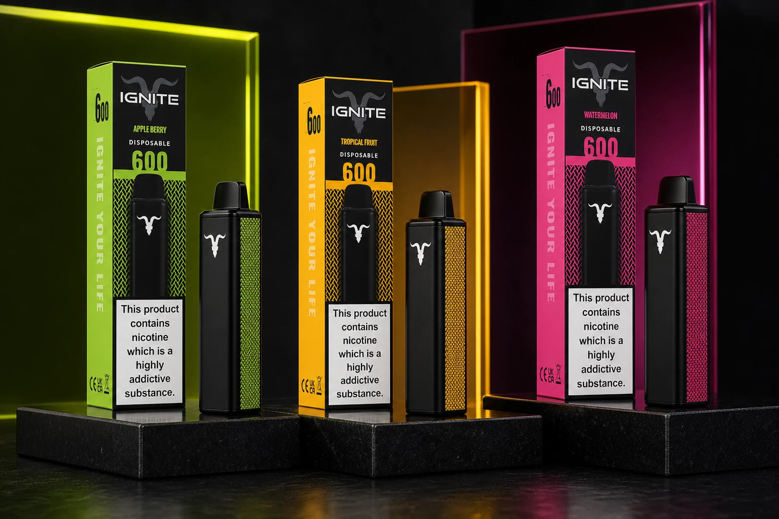 Premium Vape Packaging Design for IGNITE by Dan Bilzerian