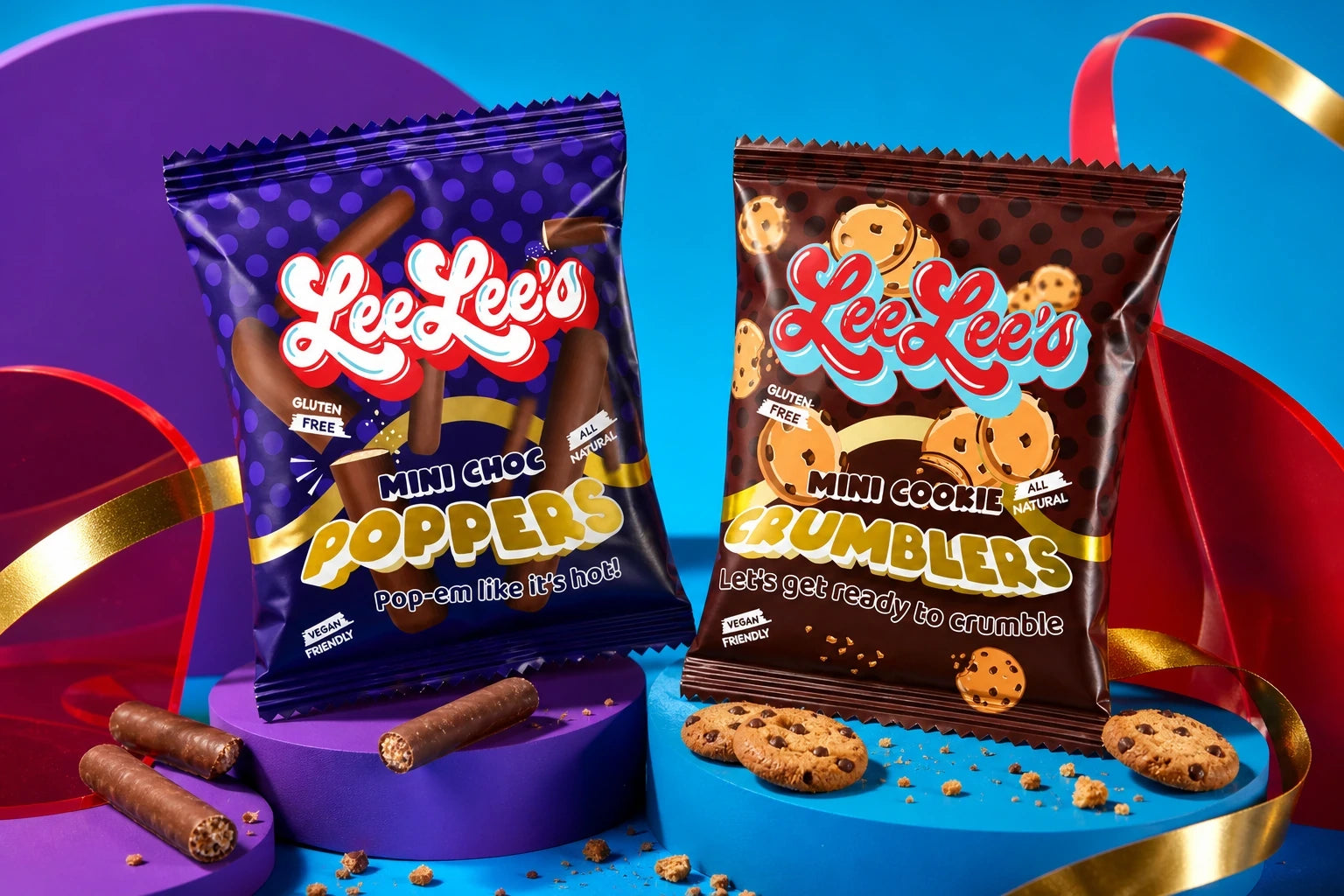 LeeLee's Vegan Snack Packaging Design