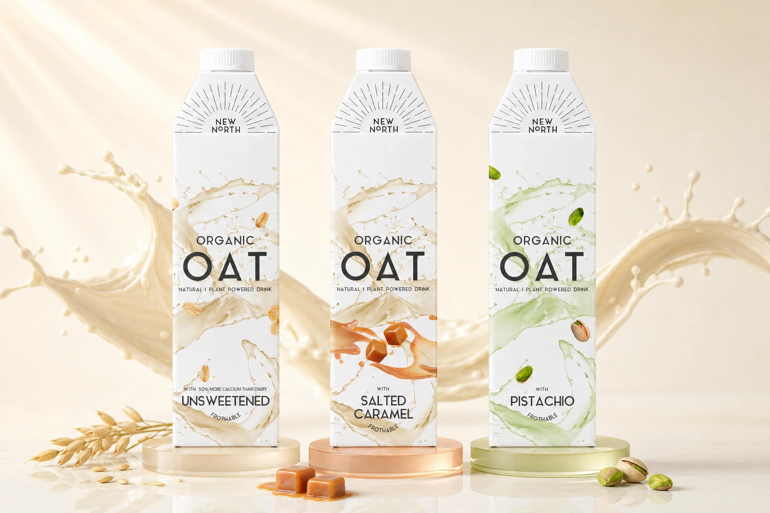 New North Oat Milk Tetra Pak Packaging Design