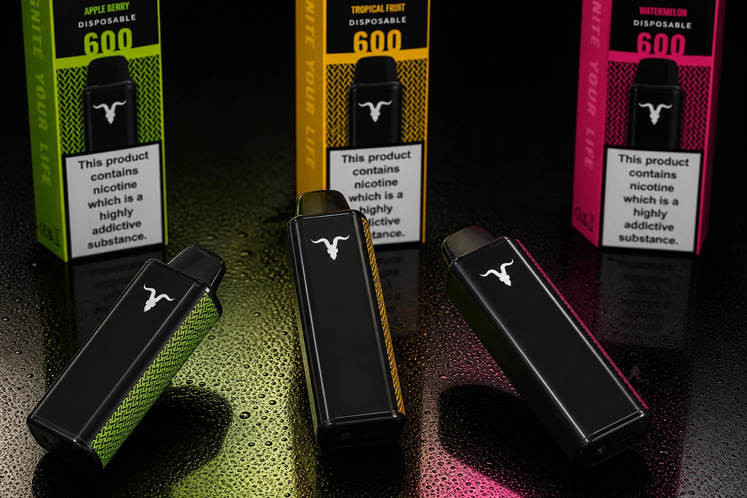 Premium Vape Packaging Design for IGNITE by Dan Bilzerian