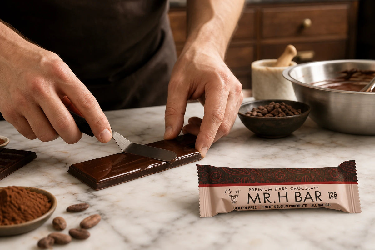 Mr H Bars Protein Bar Packaging Design