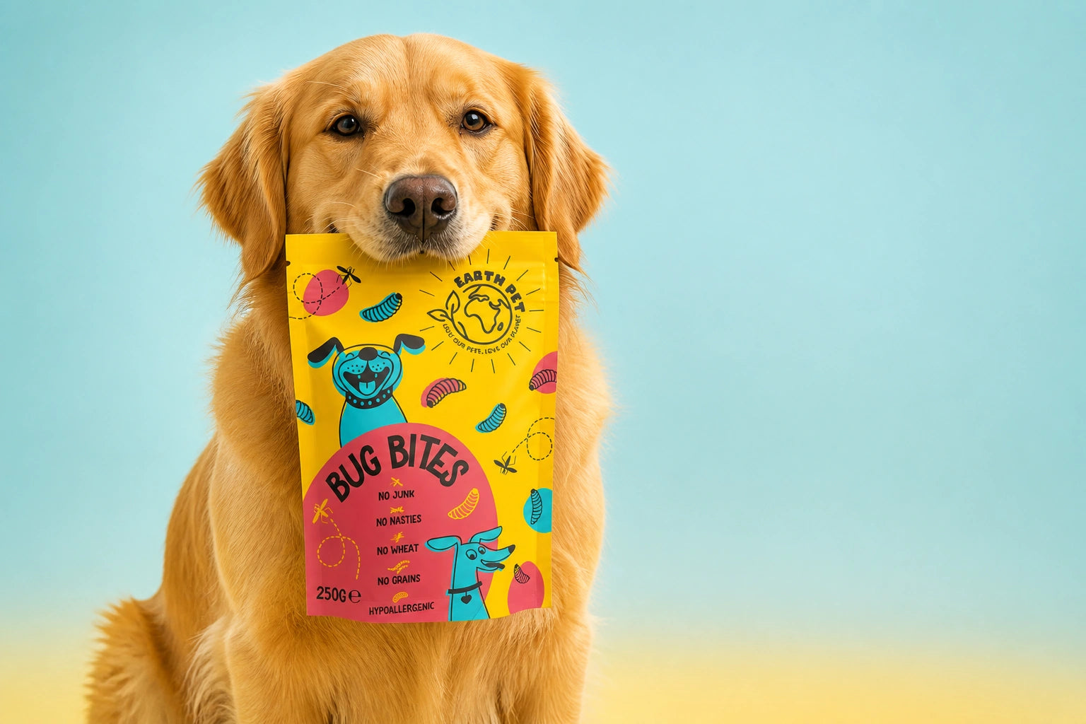 Pet Earth Sustainable Dog Treat Packaging Design