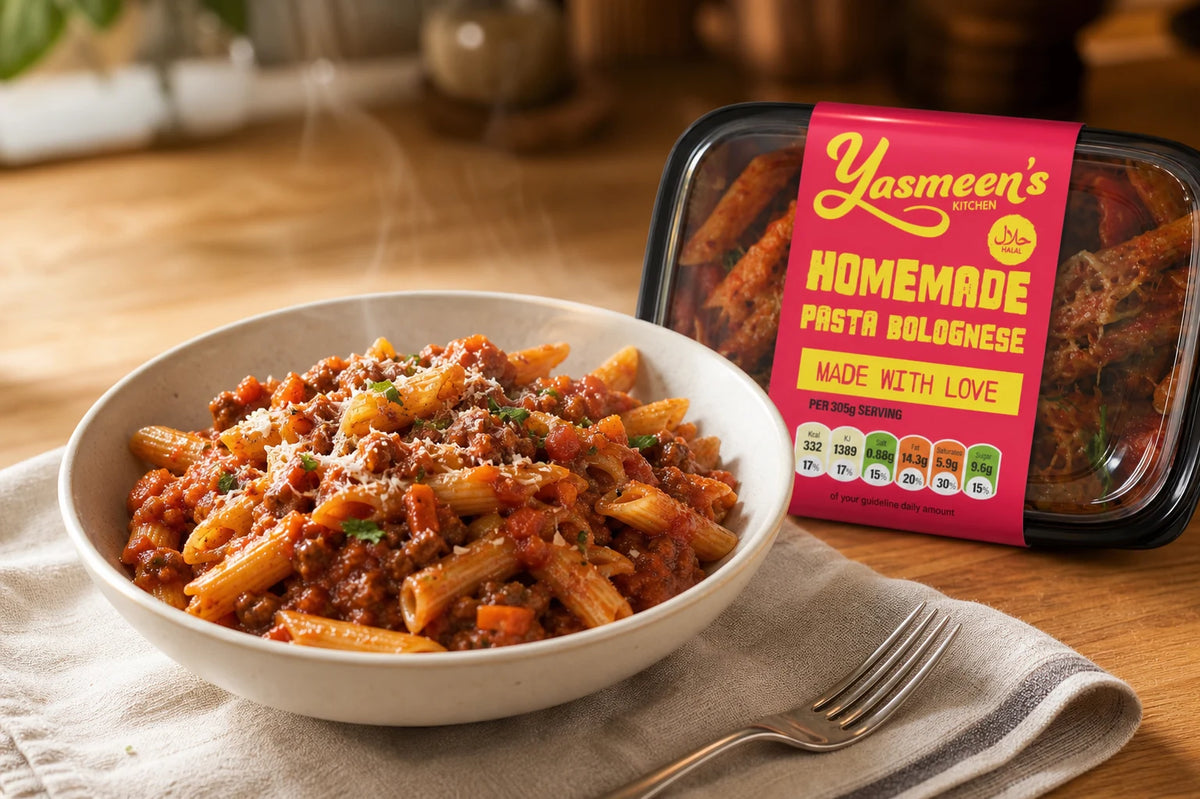 Yasmeen's Kitchen Halal Ready Meal Packaging Design