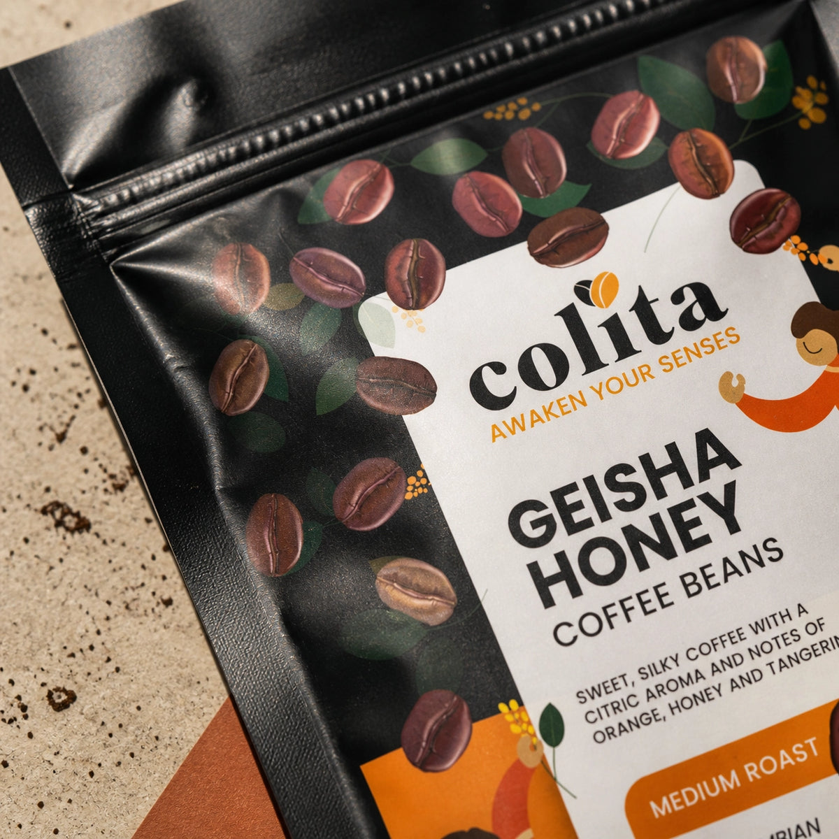 Colita Colombian Coffee Packaging Design