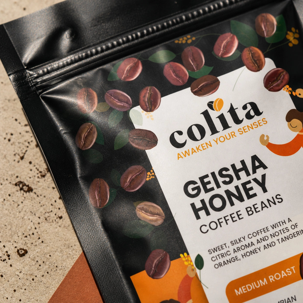 Colita Colombian Coffee Packaging Design