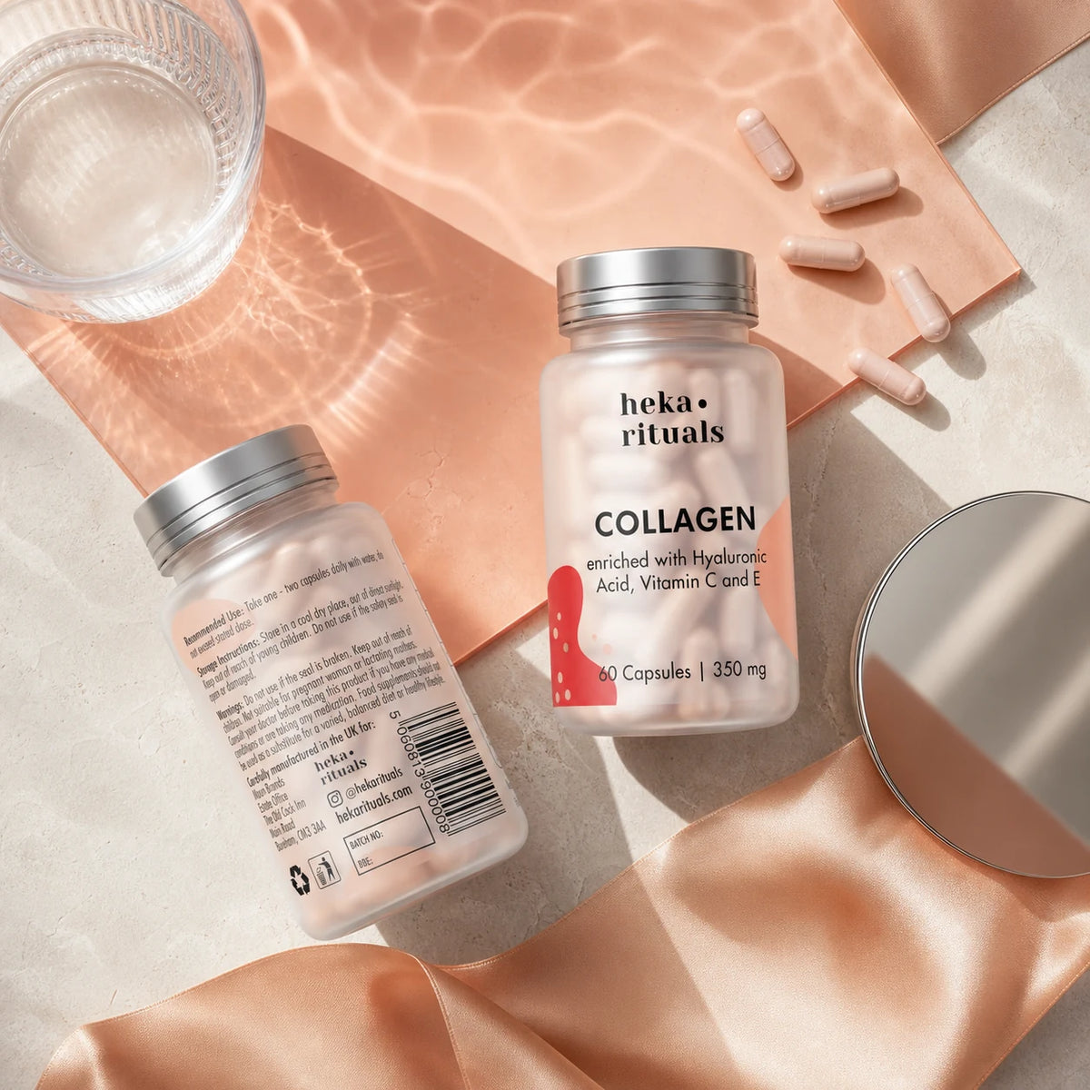 Heka Rituals Collagen Supplement Packaging Design