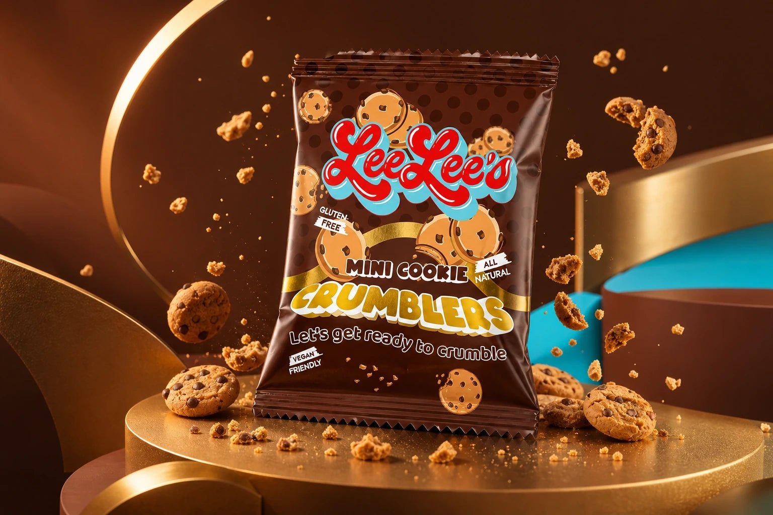 LeeLee's Vegan Snack Packaging Design