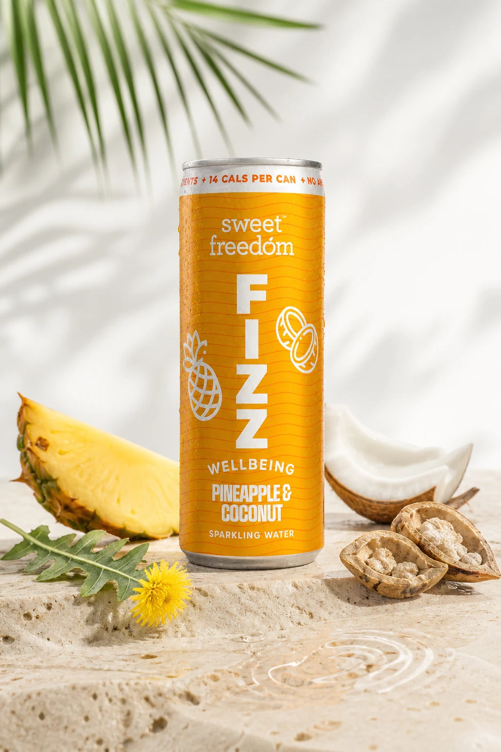 Sweet Freedom FIZZ Sparkling Water Packaging Design