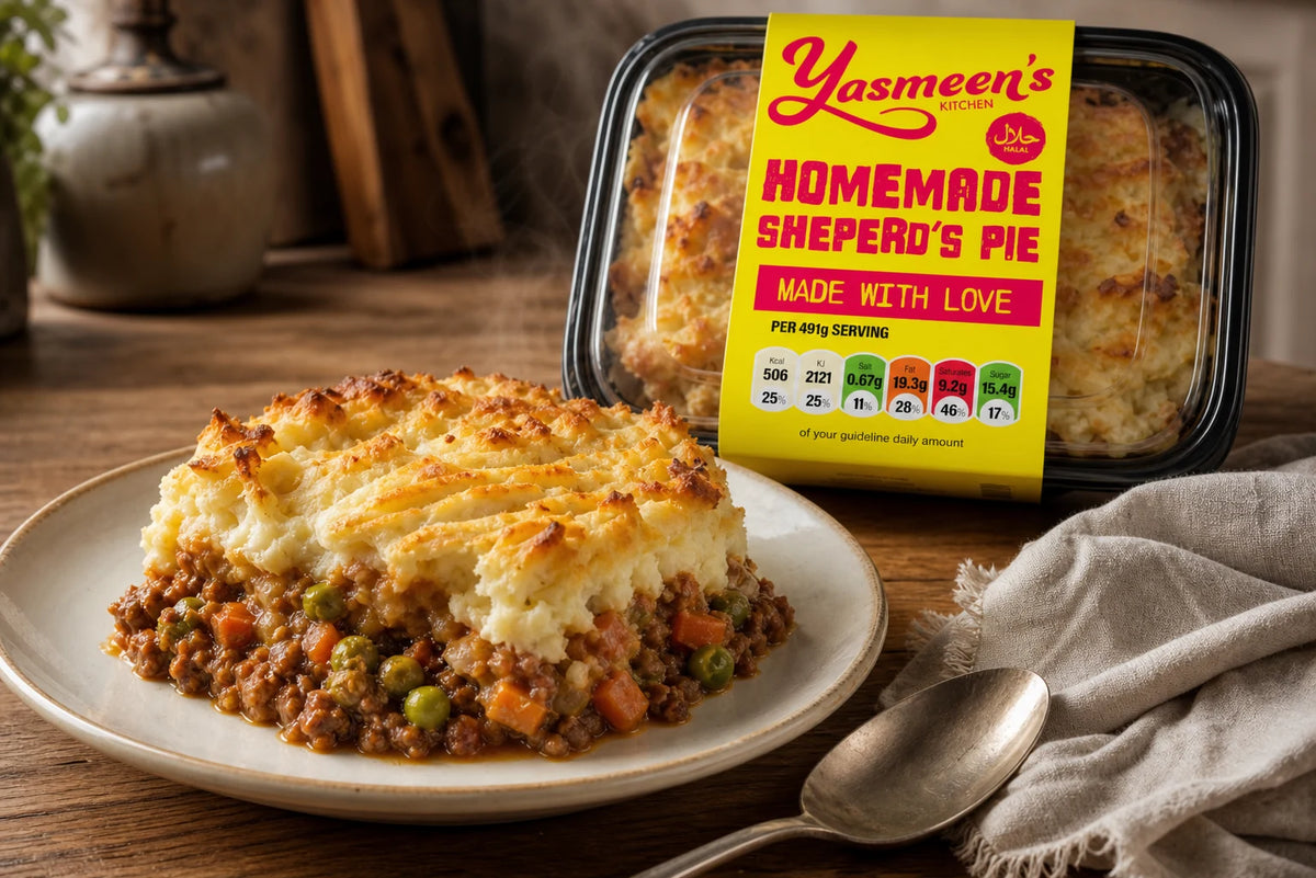 Yasmeen's Kitchen Halal Ready Meal Packaging Design