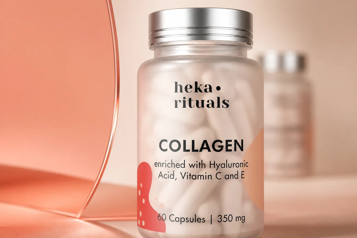 Heka Rituals Collagen Supplement Packaging Design