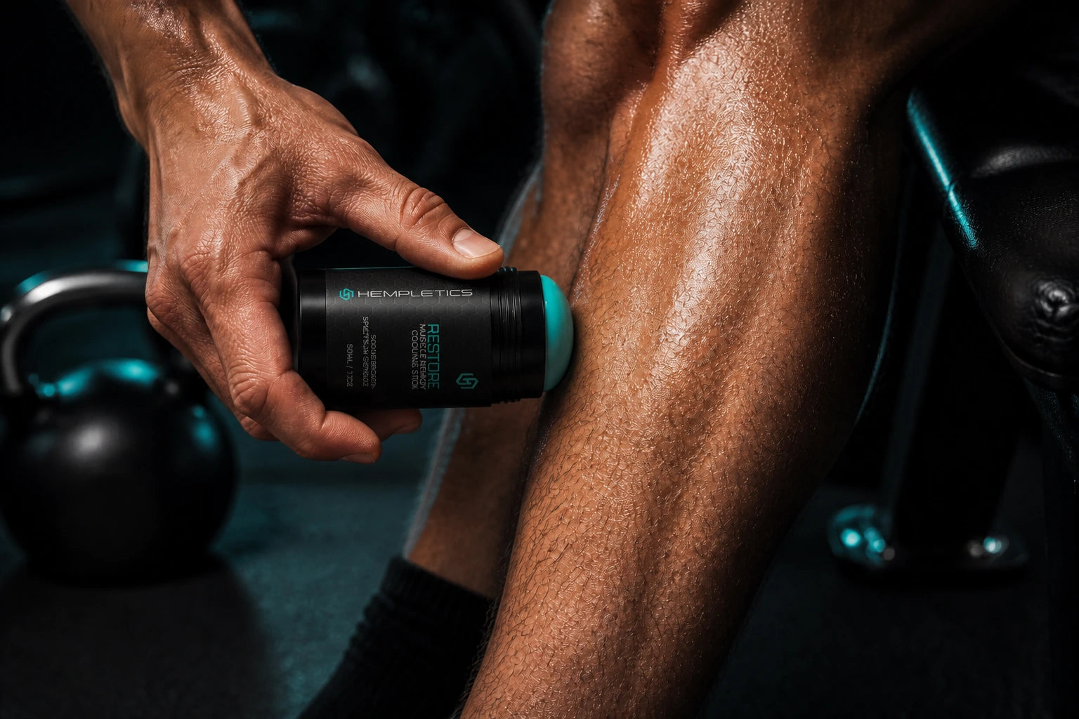 CBD Muscle Recovery Packaging Design for HEMPLETICS