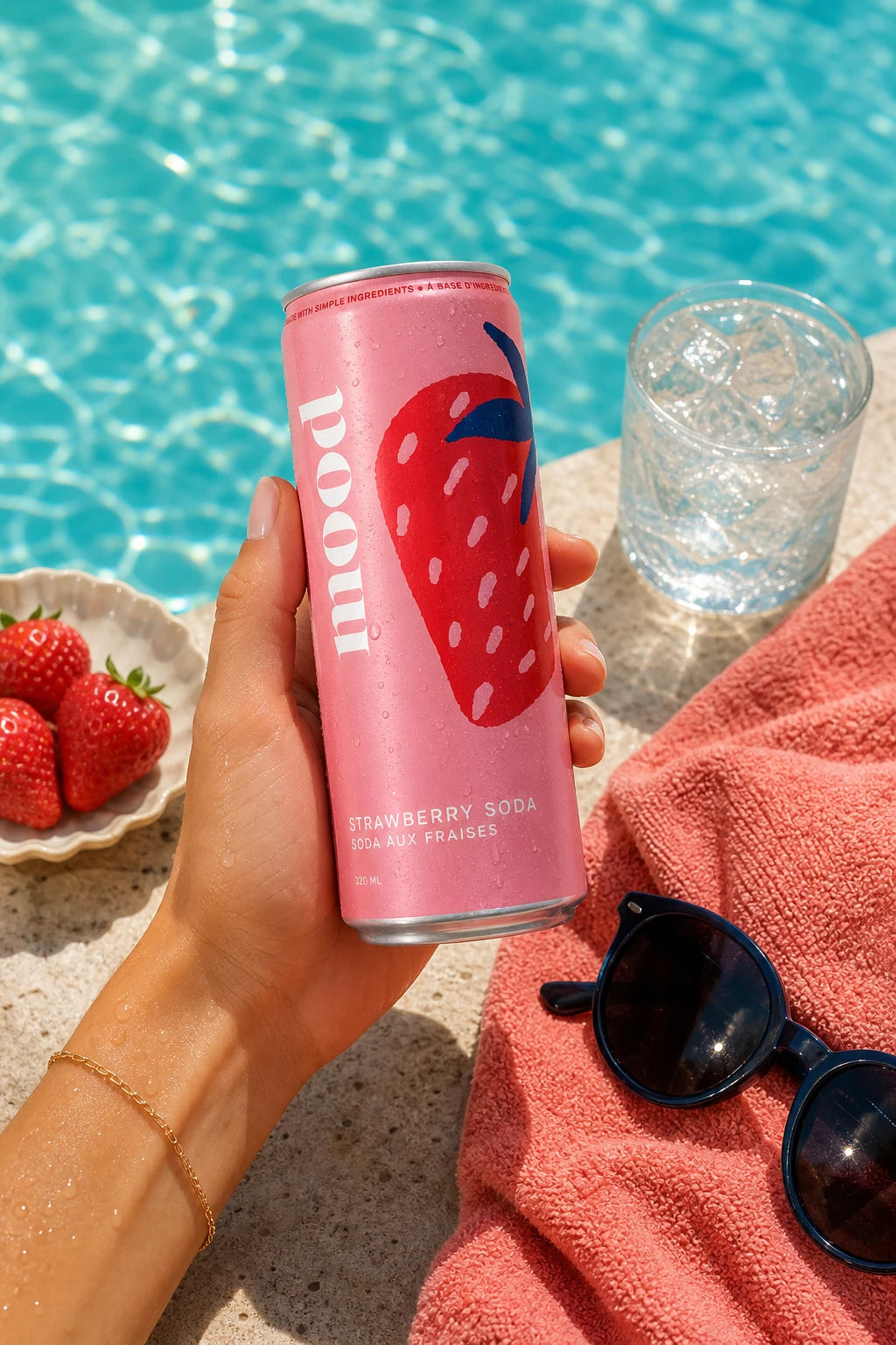 Mood Natural Soda Can Packaging Design