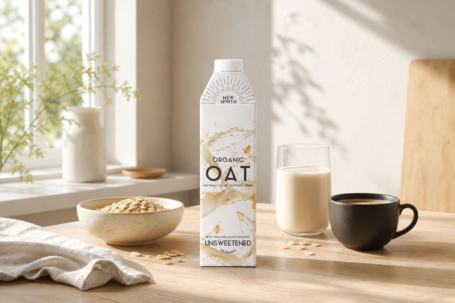 New North Oat Milk Tetra Pak Packaging Design