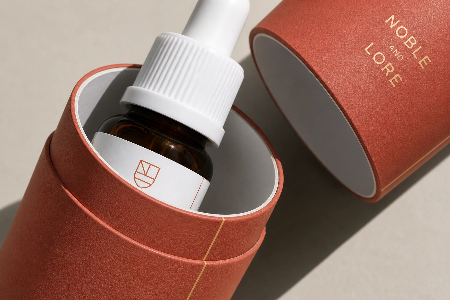 Noble & Lore Luxury CBD Packaging Design