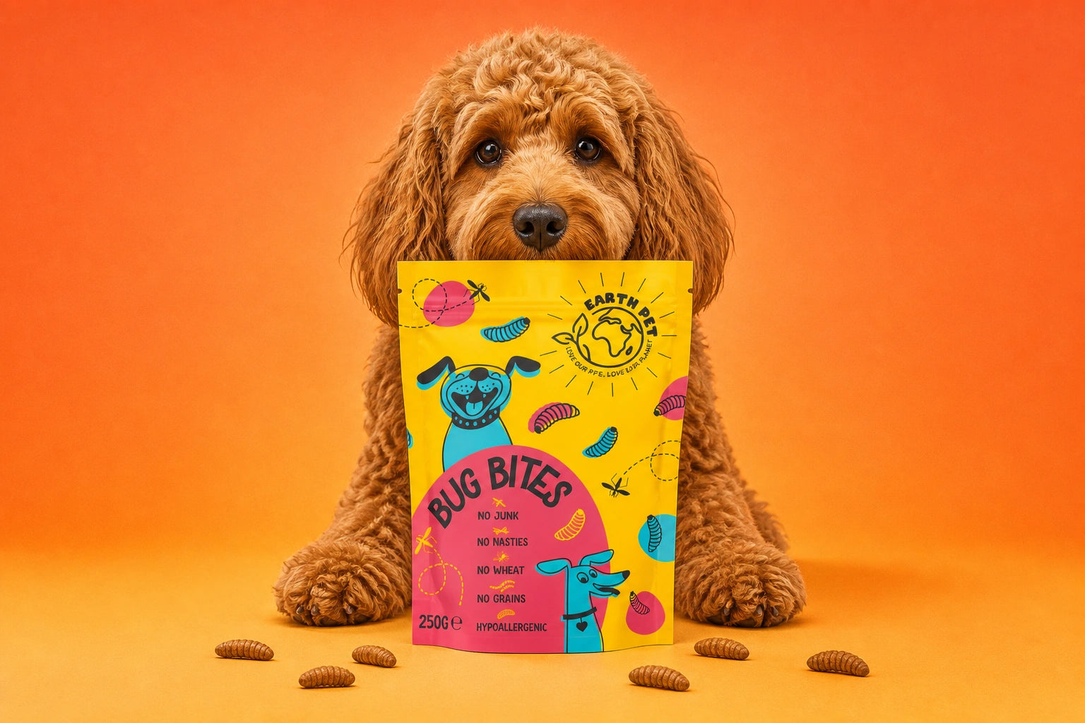 Pet Earth Sustainable Dog Treat Packaging Design