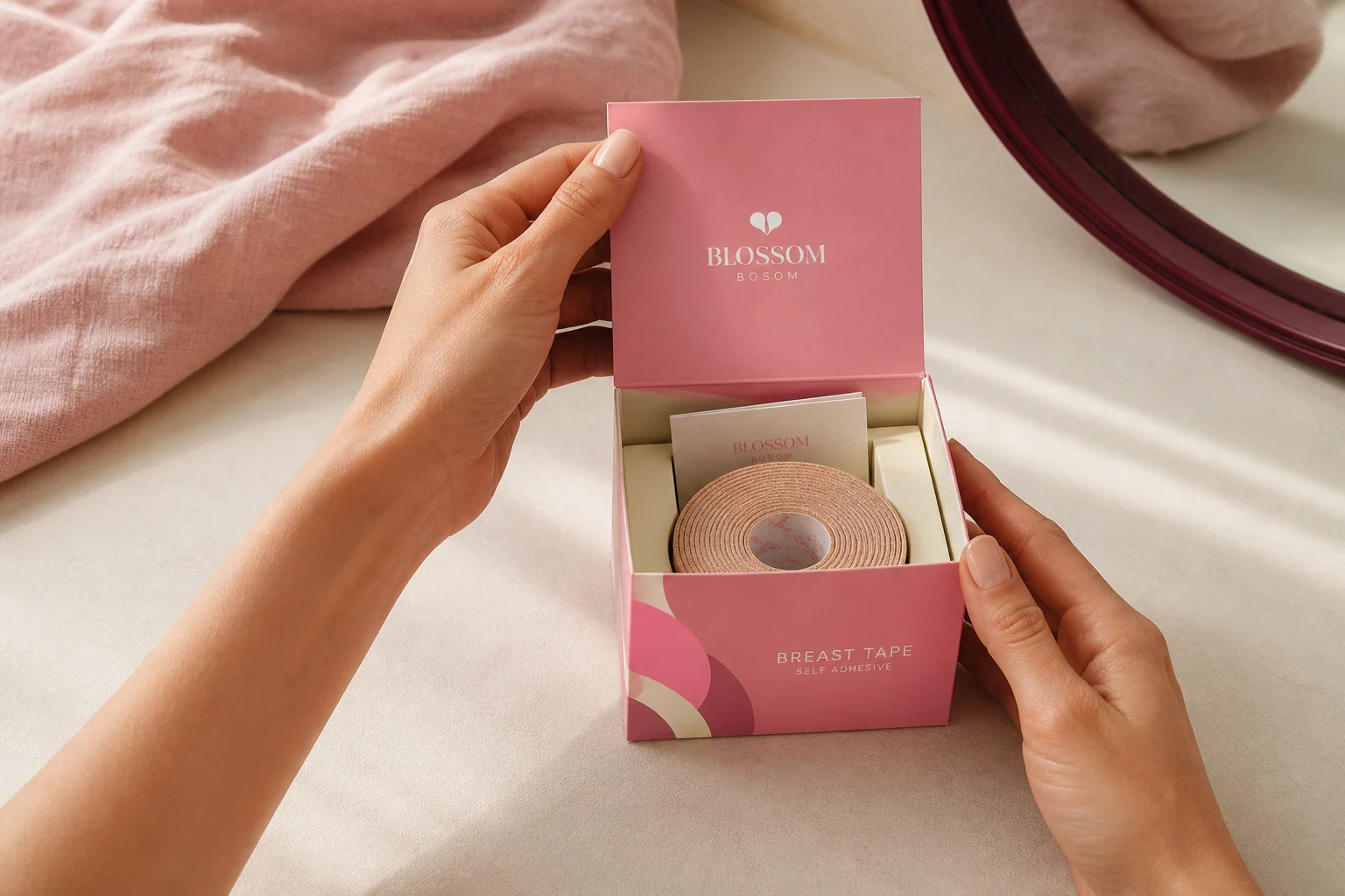 Blossom Bosom Women's Wellness Packaging Design