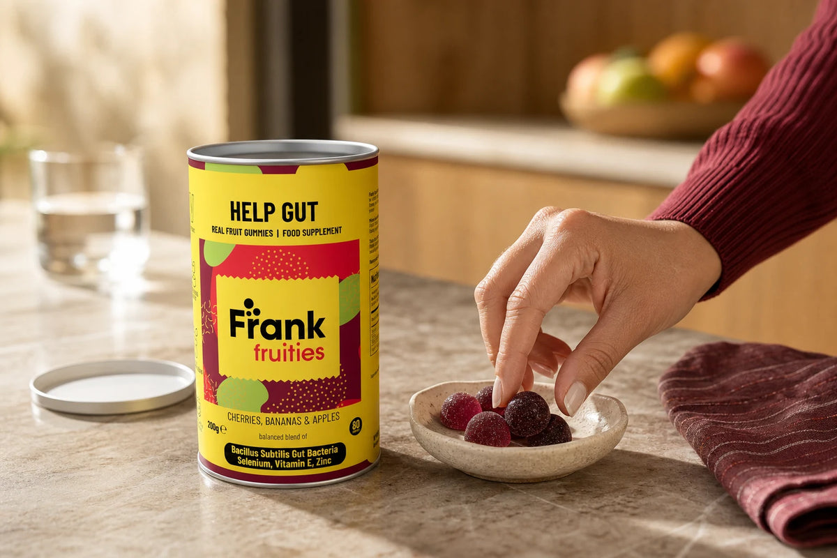 Frank Fruities Vitamin Gummy Packaging Design