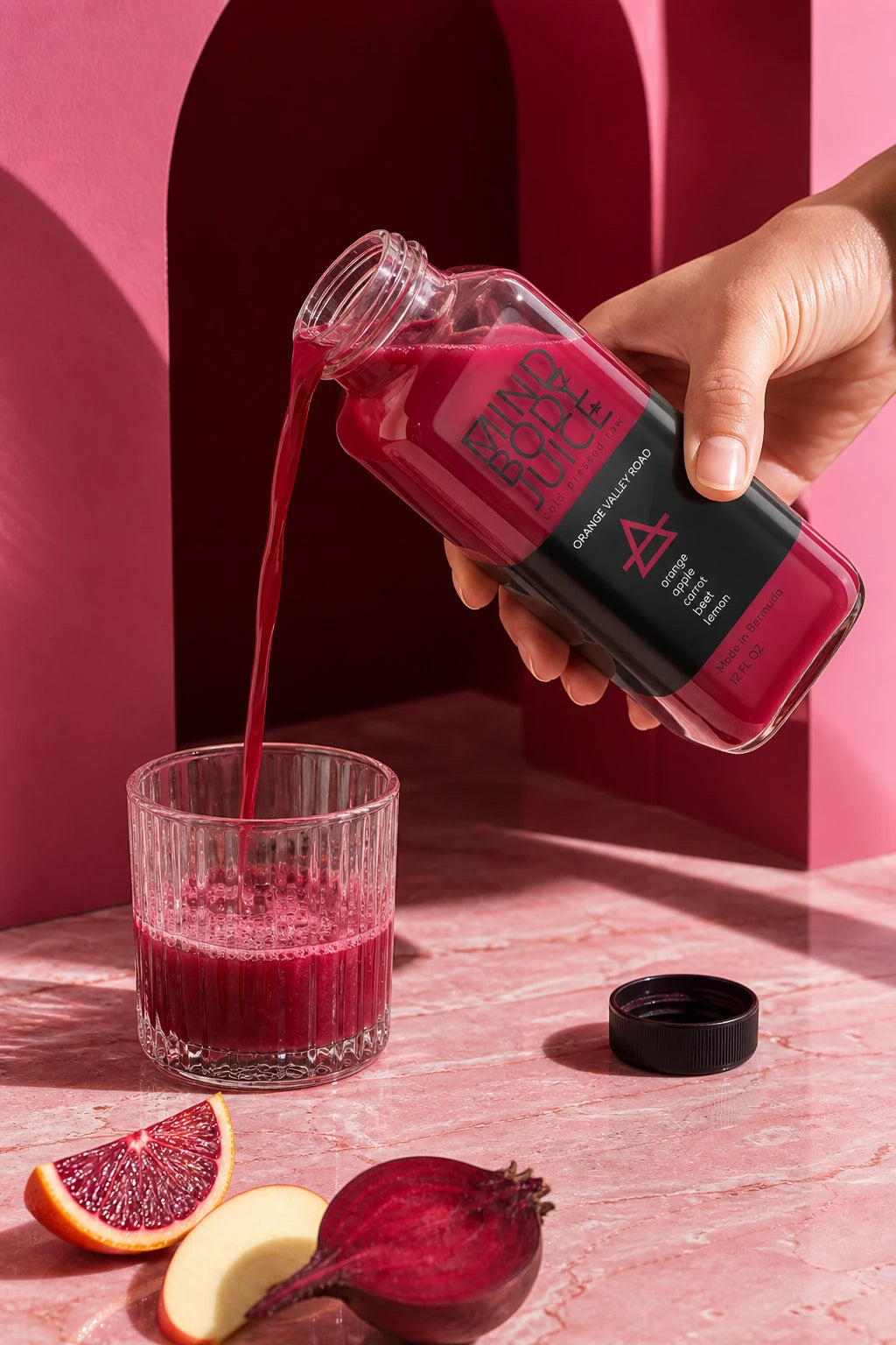 Mind Body Juice Cold-Pressed Juice Packaging Design