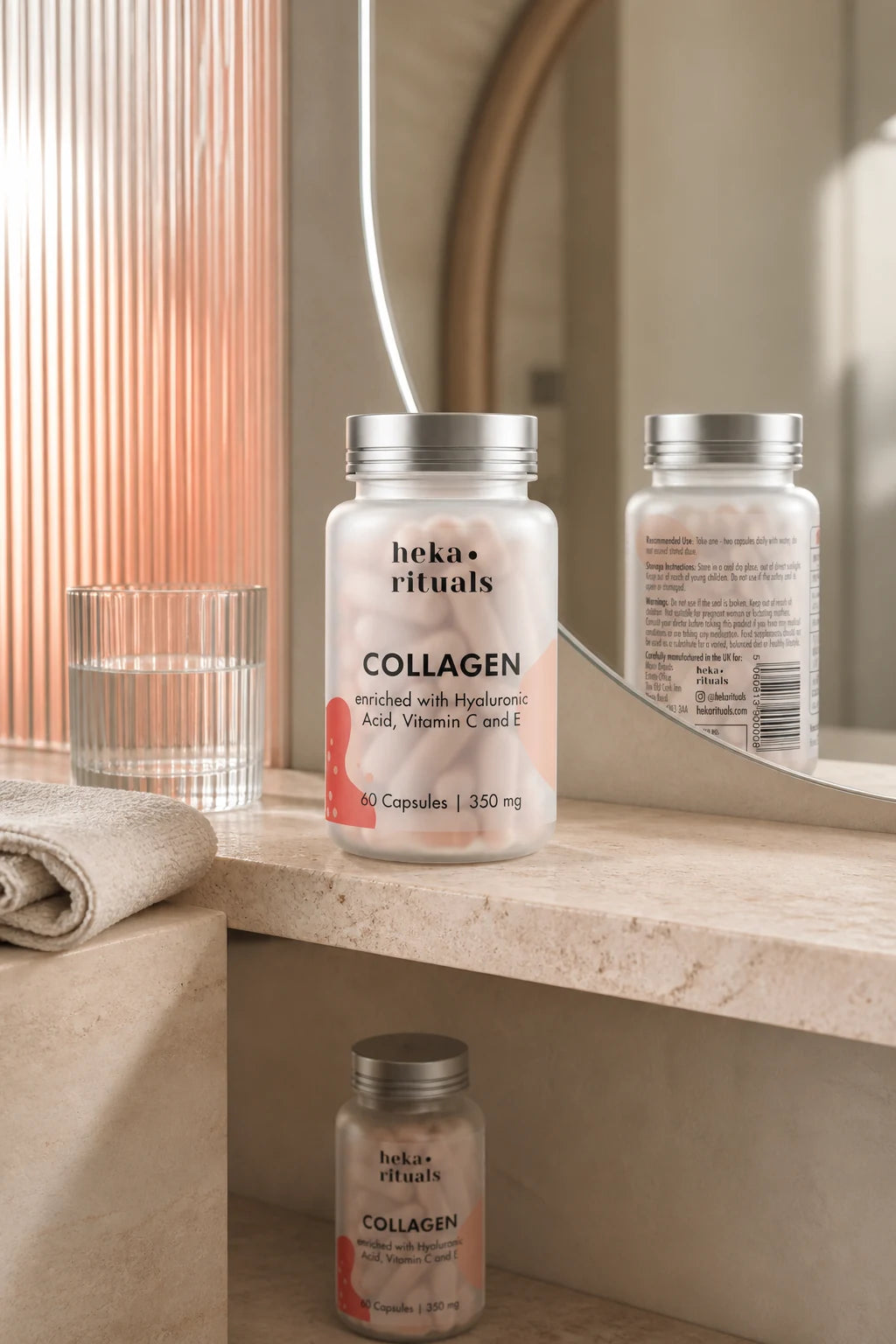 Heka Rituals Collagen Supplement Packaging Design