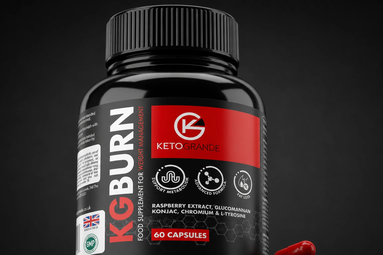 Weight Management Supplement Packaging for KETOGRANDE