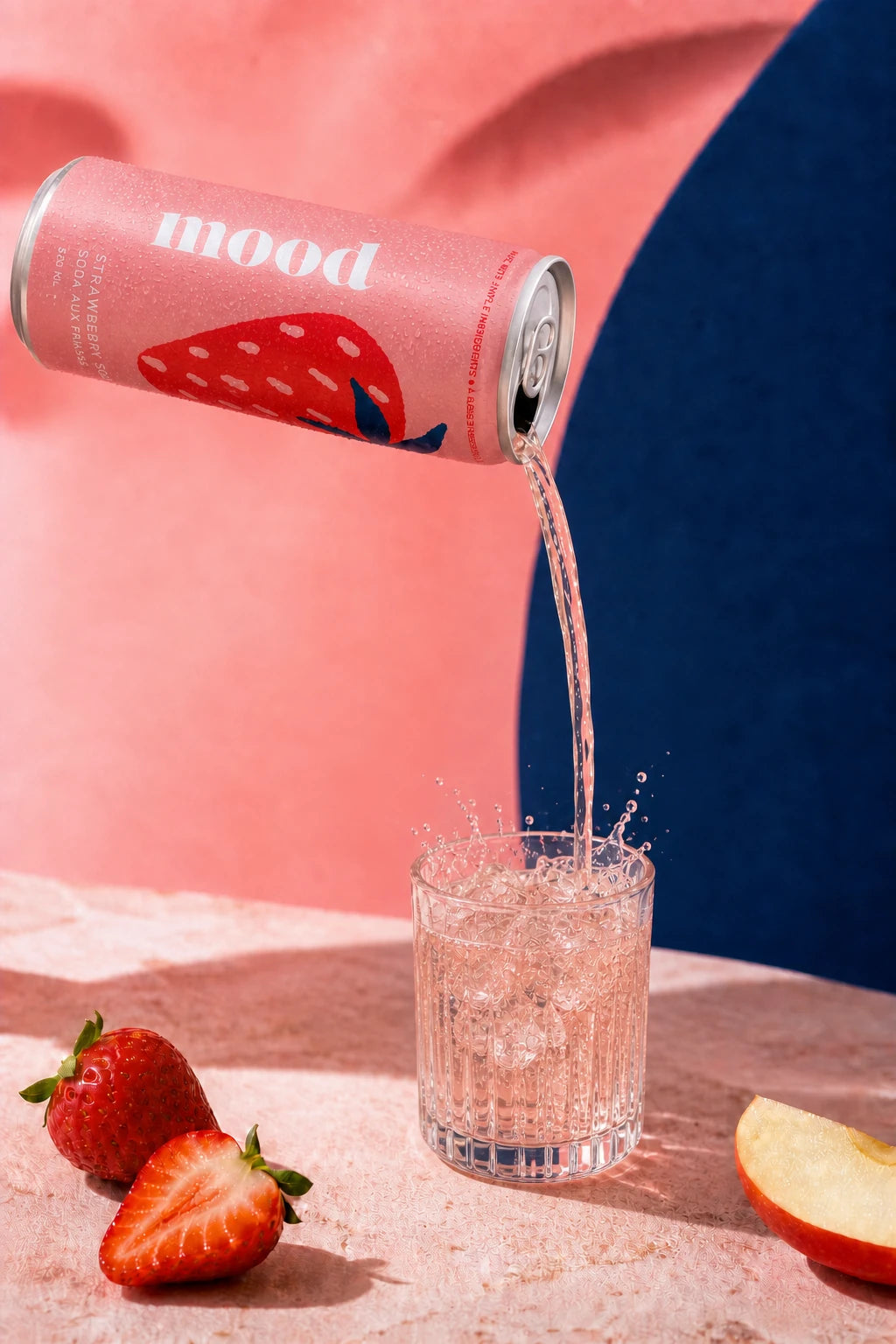 Mood Natural Soda Can Packaging Design