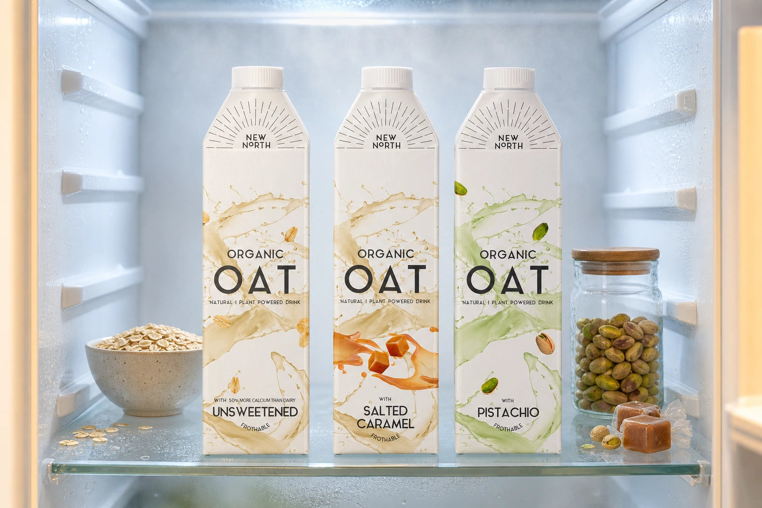 New North Oat Milk Tetra Pak Packaging Design