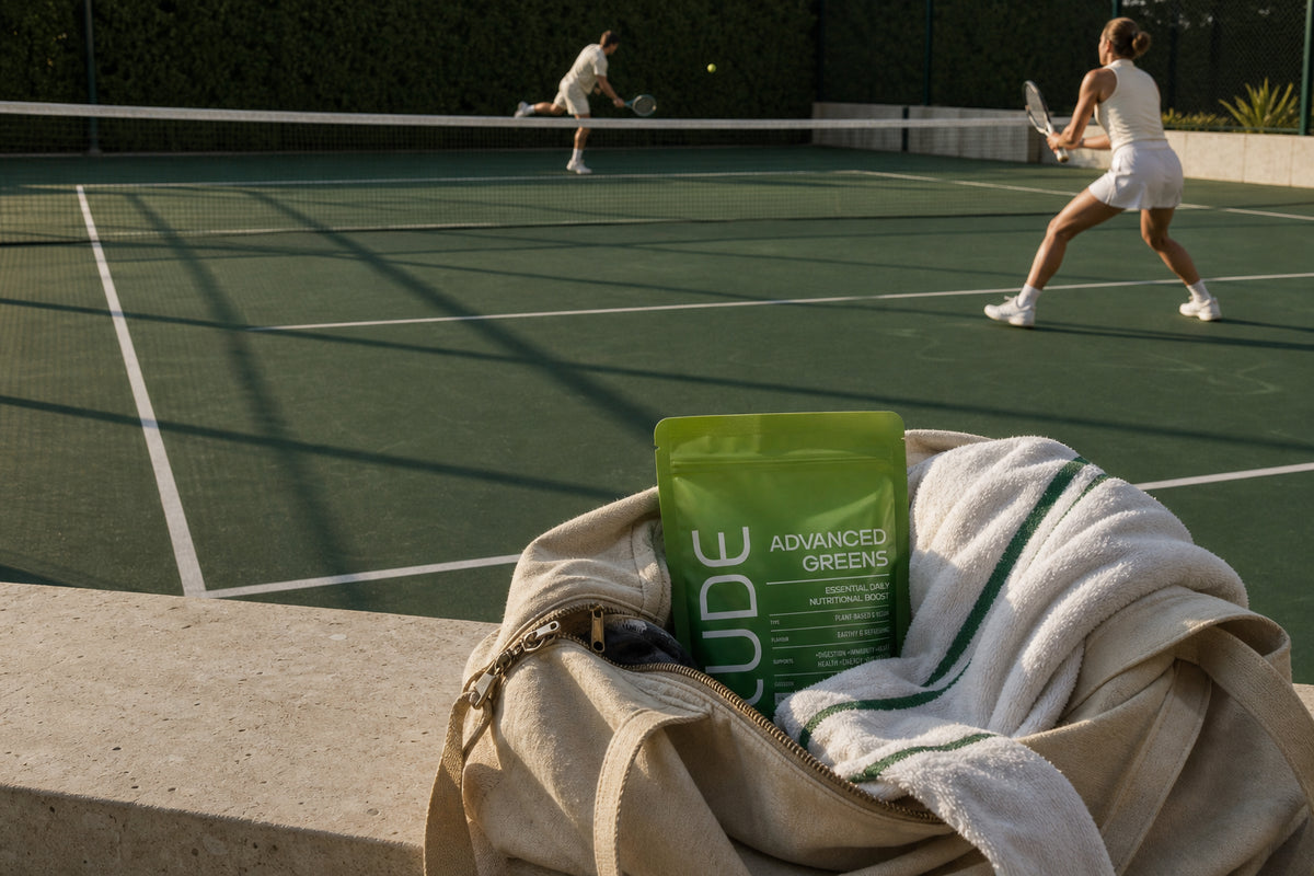 Tude Plant-Based Supplement Packaging Design