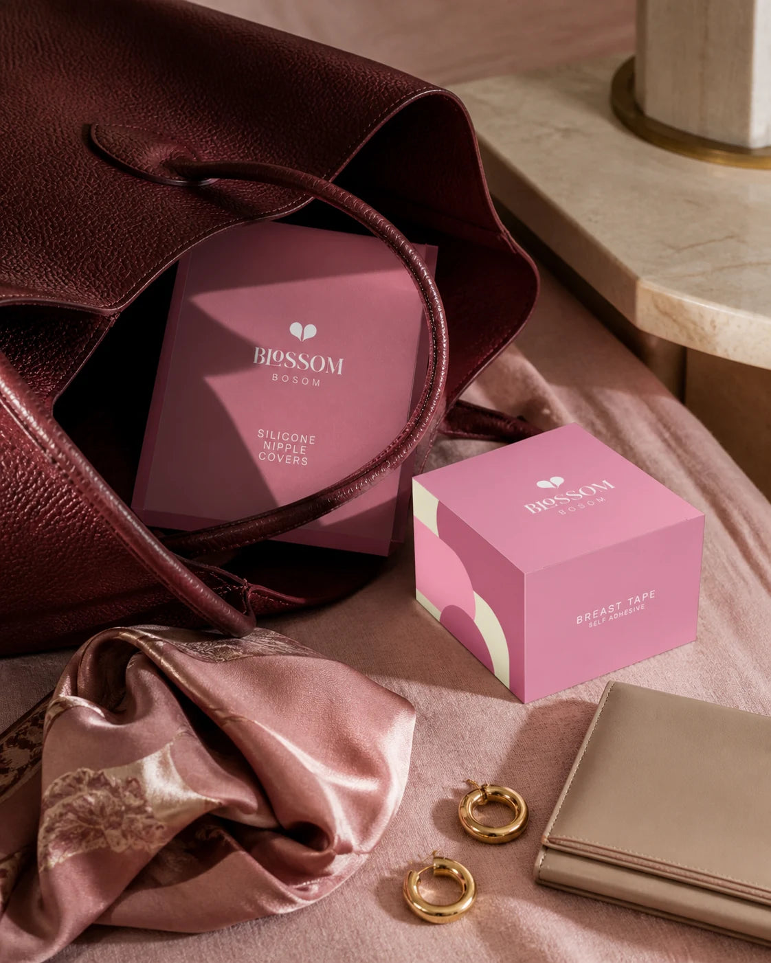 Blossom Bosom Women's Wellness Packaging Design