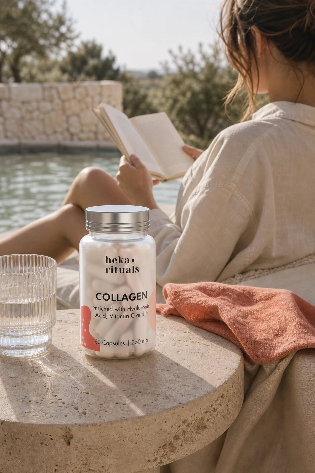 Heka Rituals Collagen Supplement Packaging Design