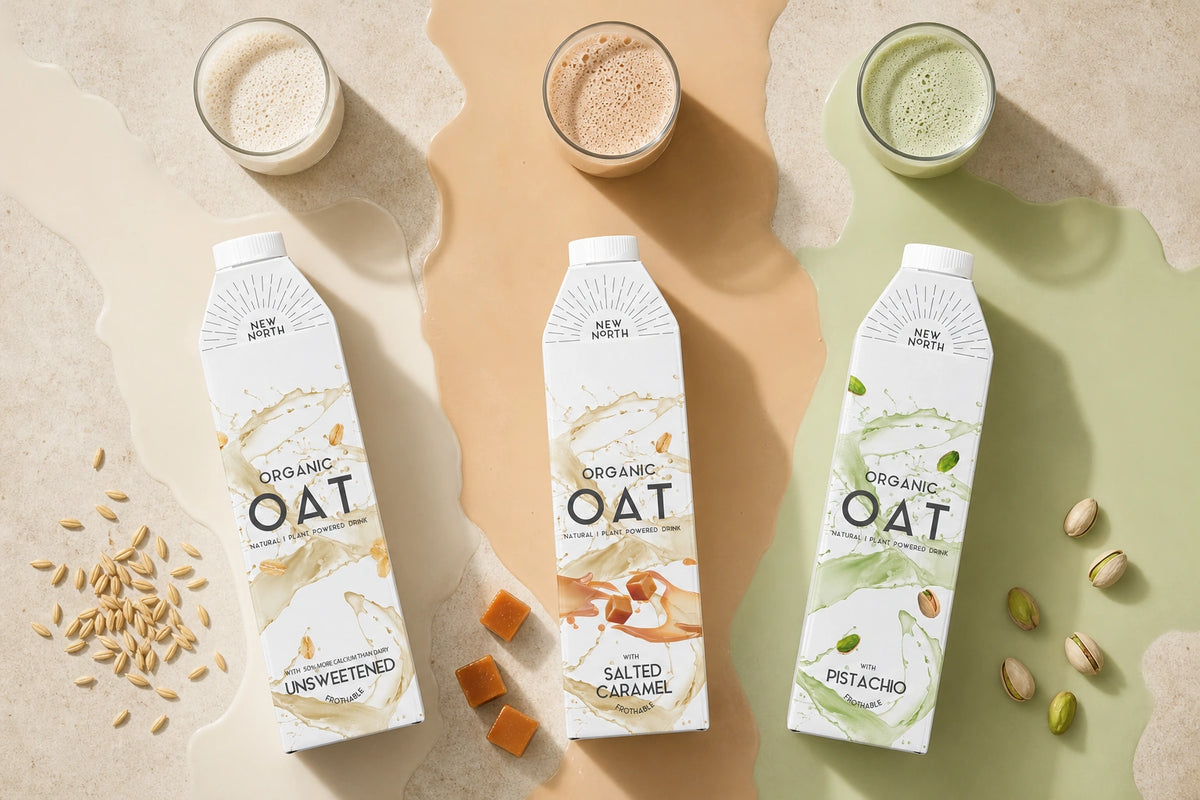 New North Oat Milk Tetra Pak Packaging Design