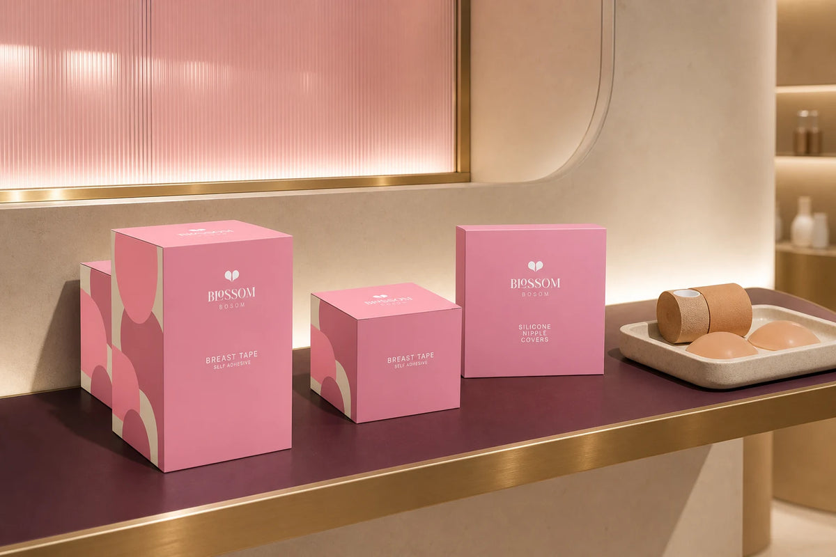 Blossom Bosom Women's Wellness Packaging Design