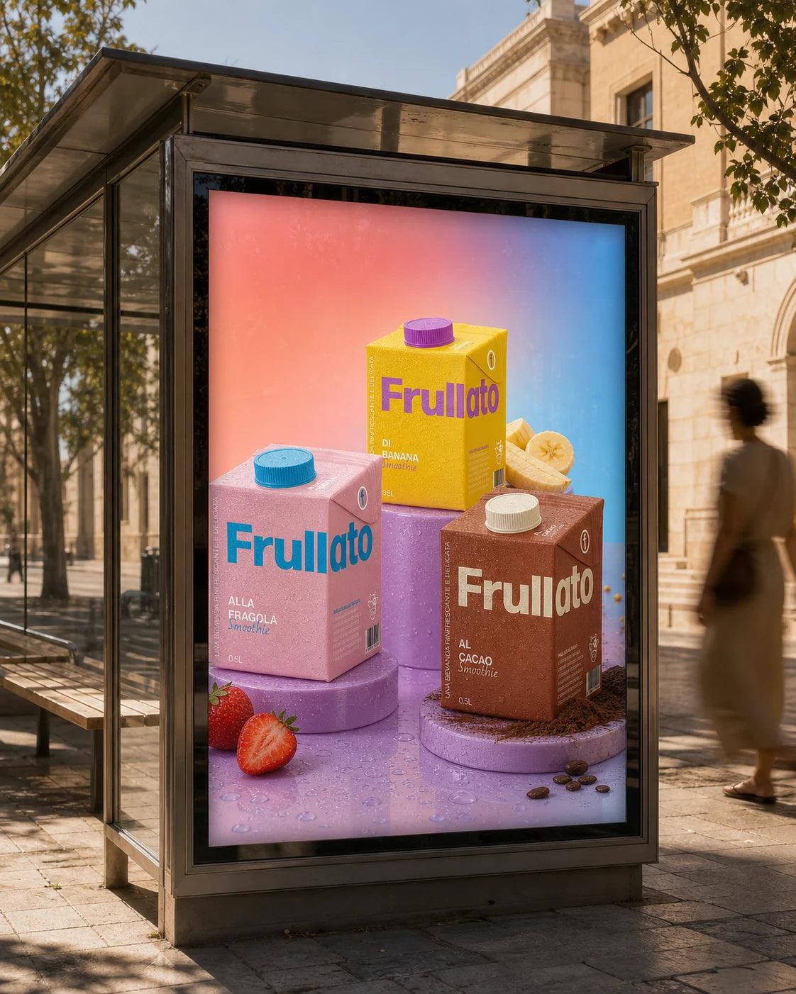 Frullato Smoothie Packaging Design Concept