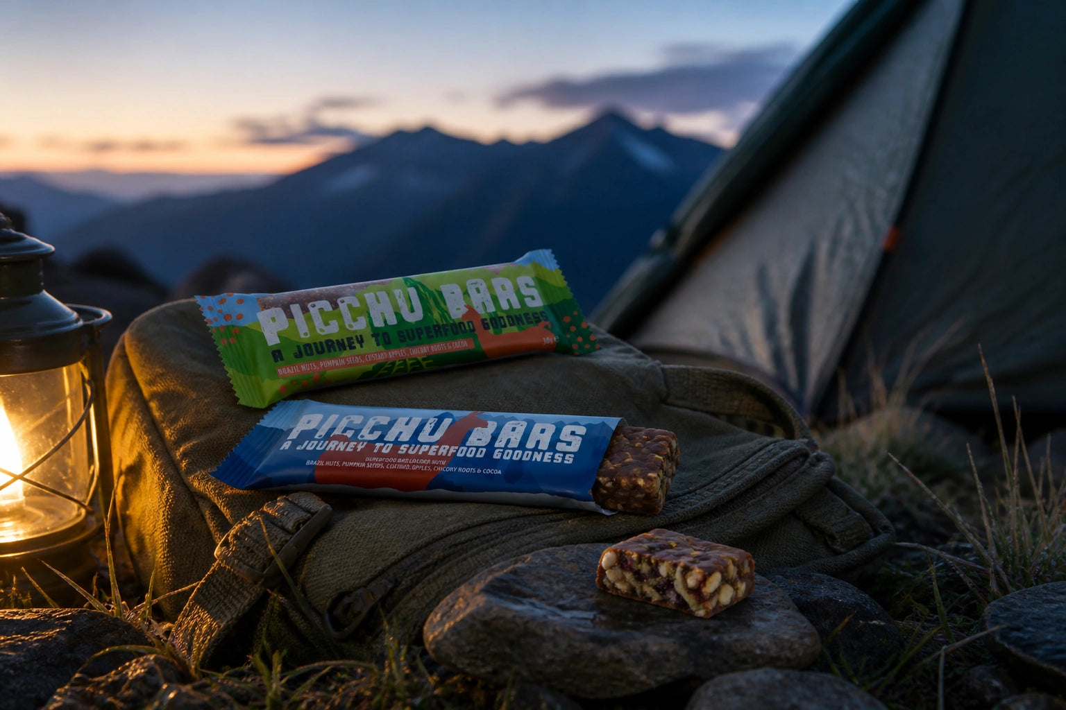 Picchu Superfood Protein Bar Packaging Design