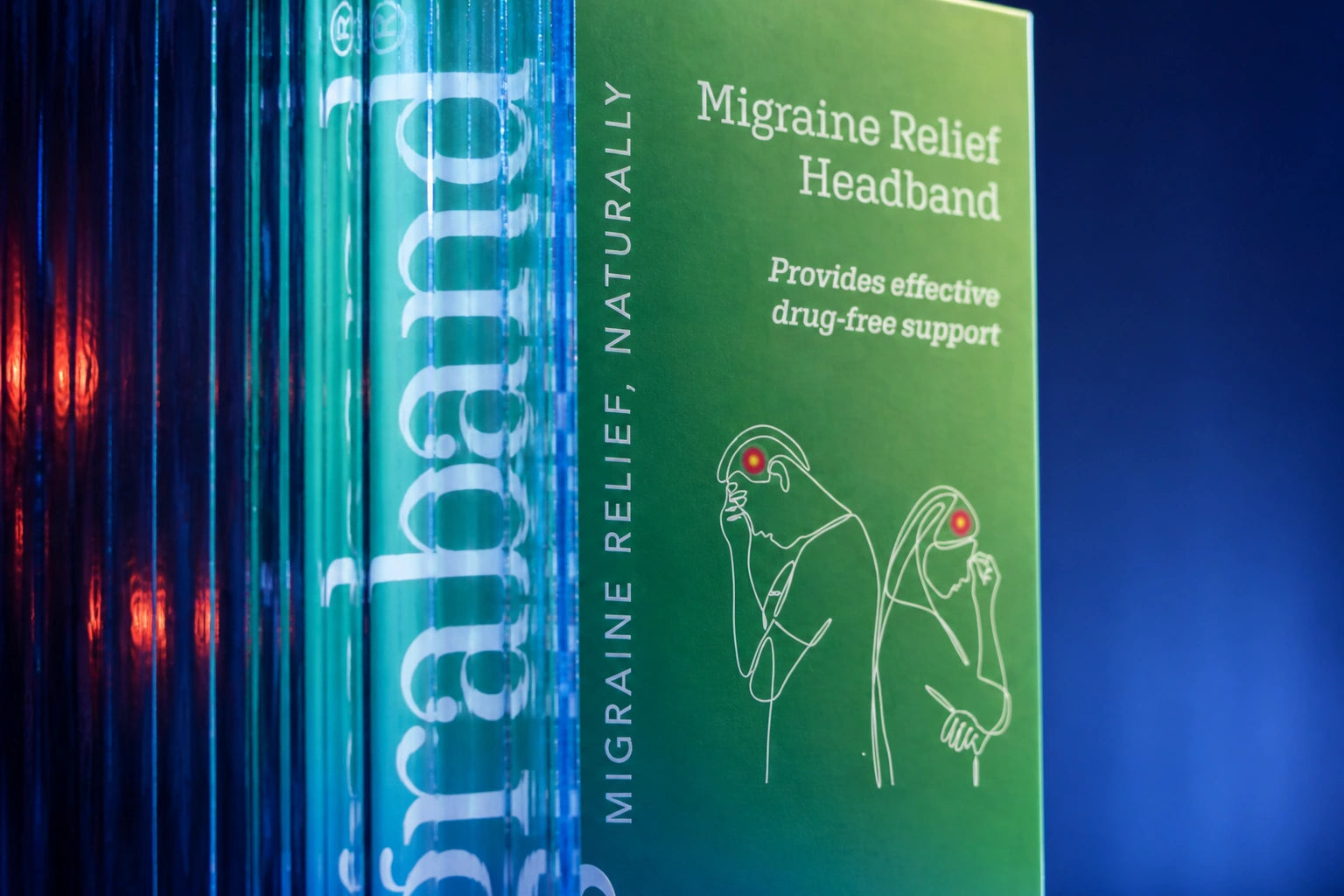 Migraband Migraine Relief Headband Packaging
