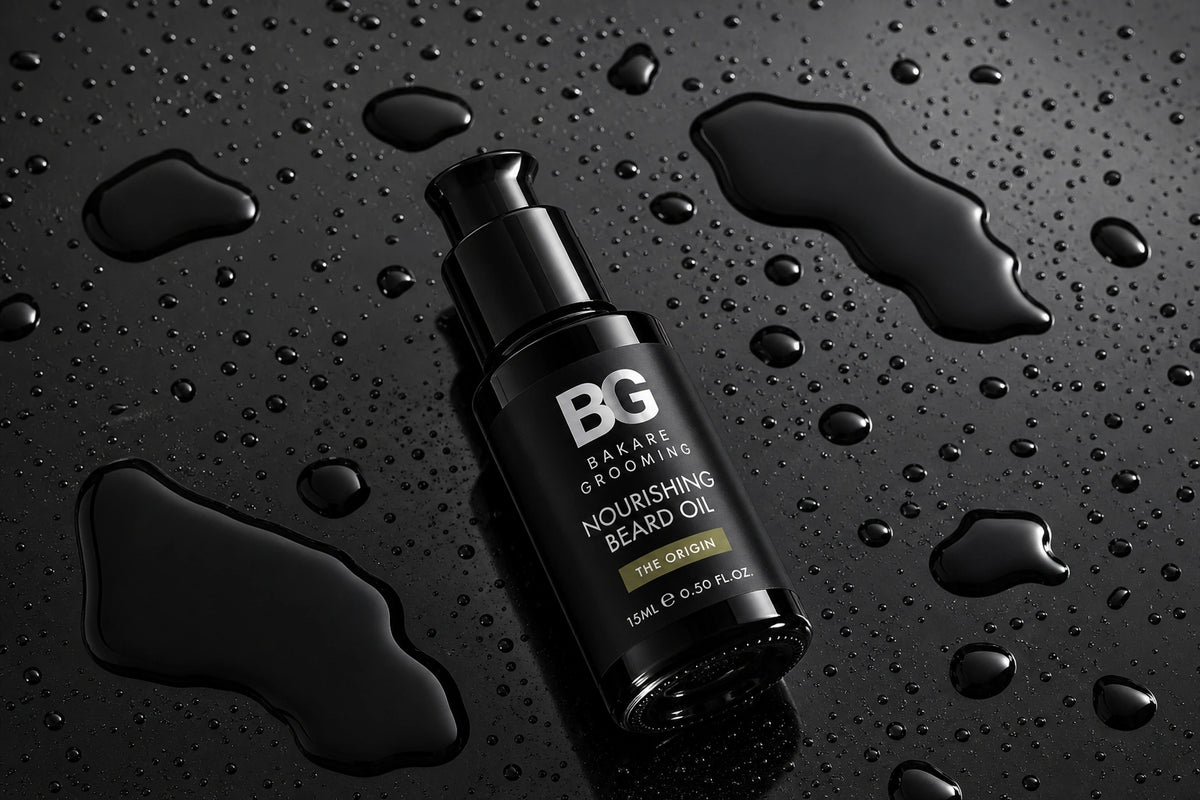 Bakare Men's Grooming Packaging Design