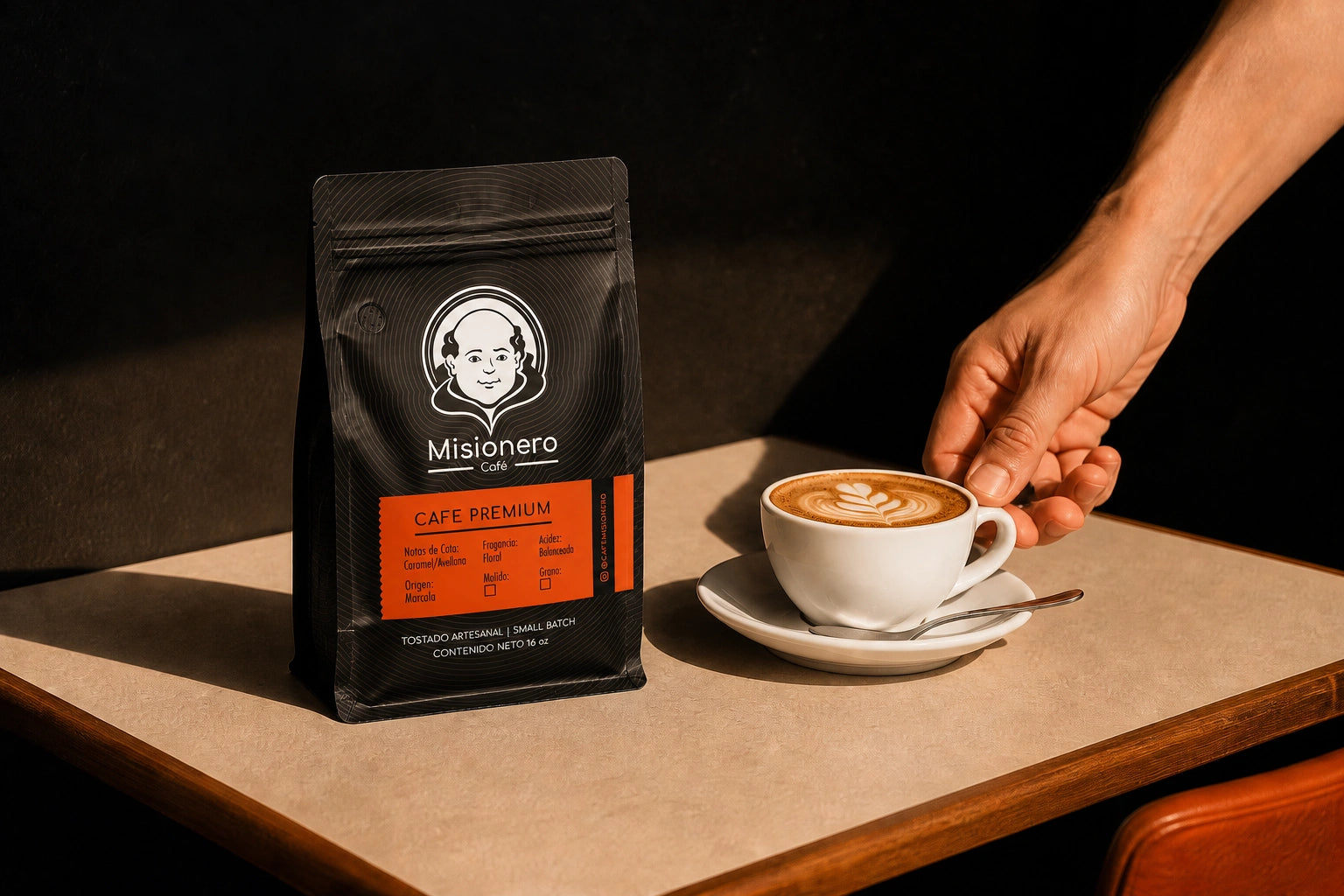 Misionero Café Honduran Coffee Packaging Design