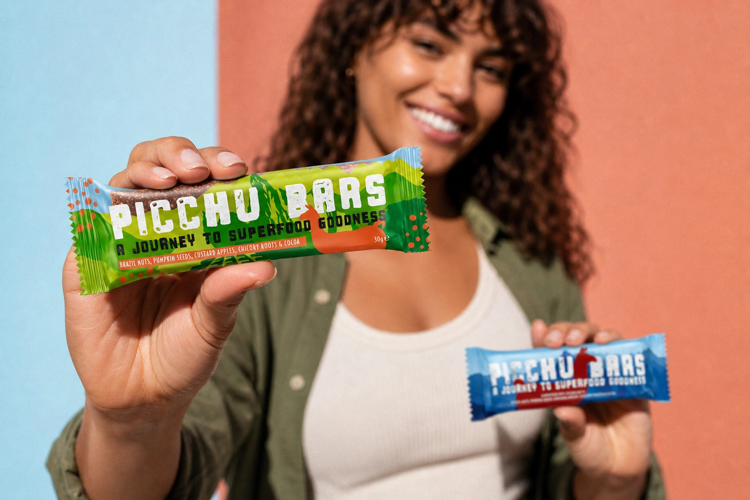 Picchu Superfood Protein Bar Packaging Design