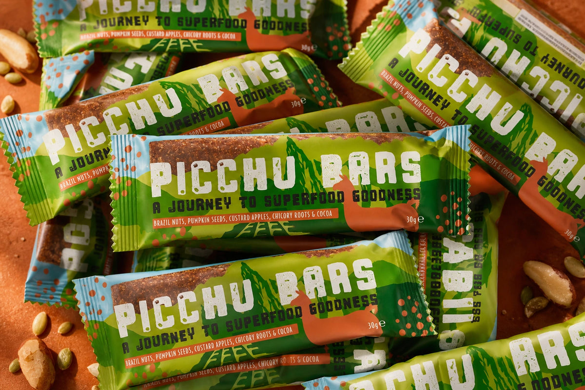 Picchu Superfood Protein Bar Packaging Design