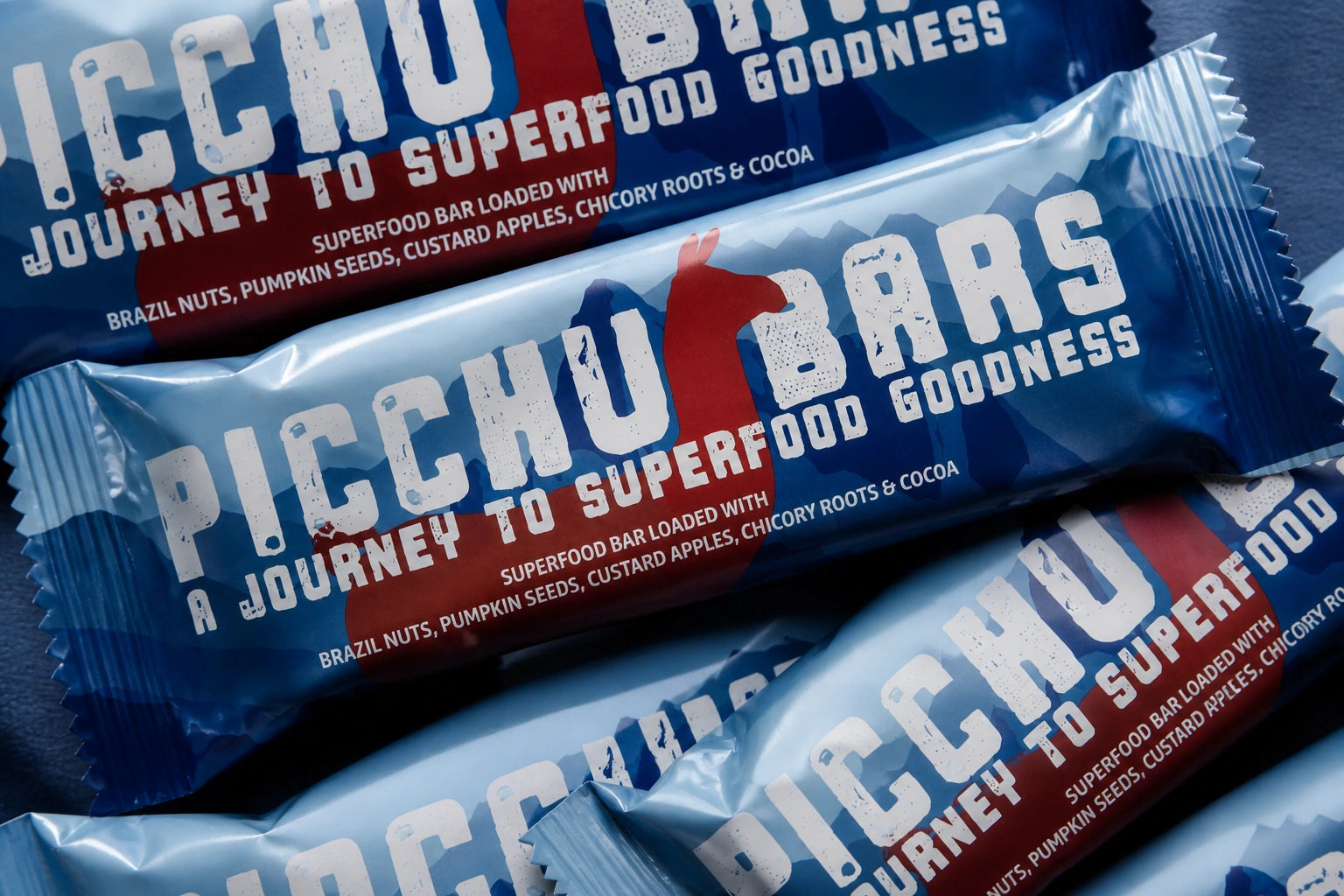 Picchu Superfood Protein Bar Packaging Design
