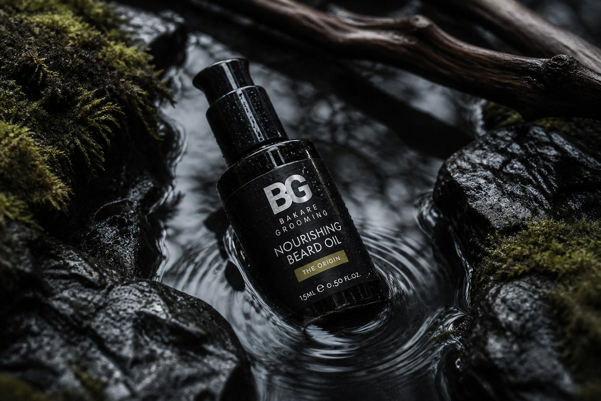 Bakare Men's Grooming Packaging Design
