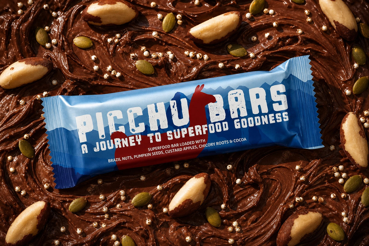Picchu Superfood Protein Bar Packaging Design
