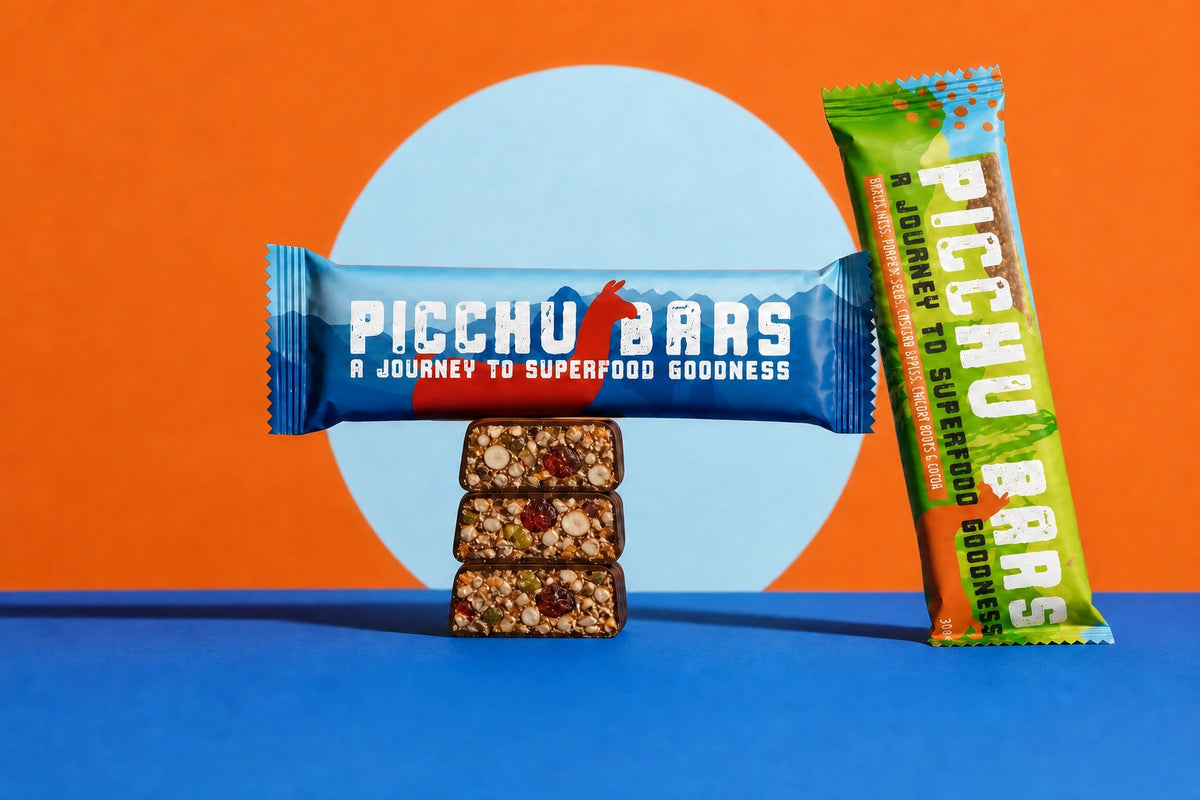 Picchu Superfood Protein Bar Packaging Design