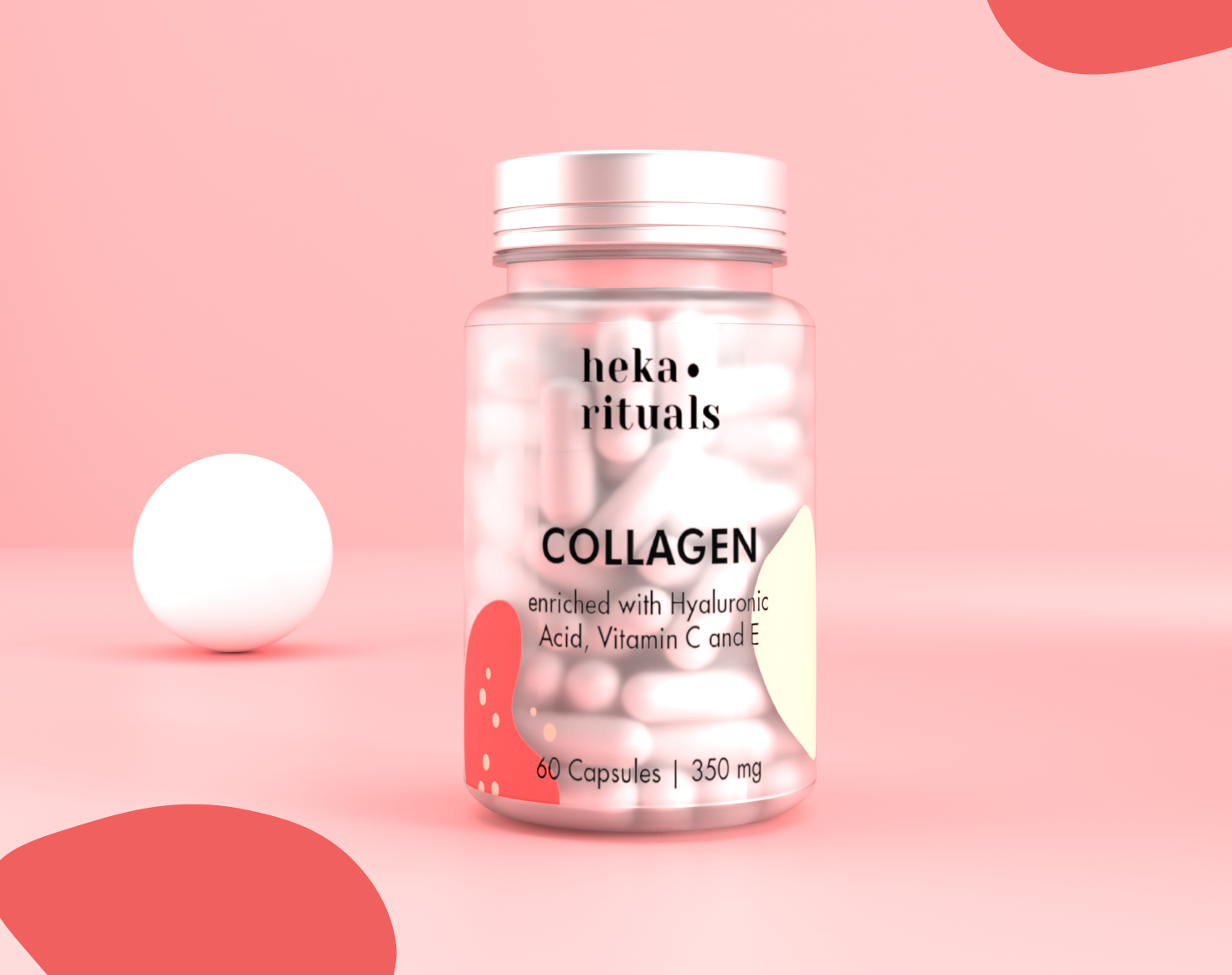 Heka Rituals - Collagen Supplement Brand Design case study hero image by Y Not Tony Design Studio