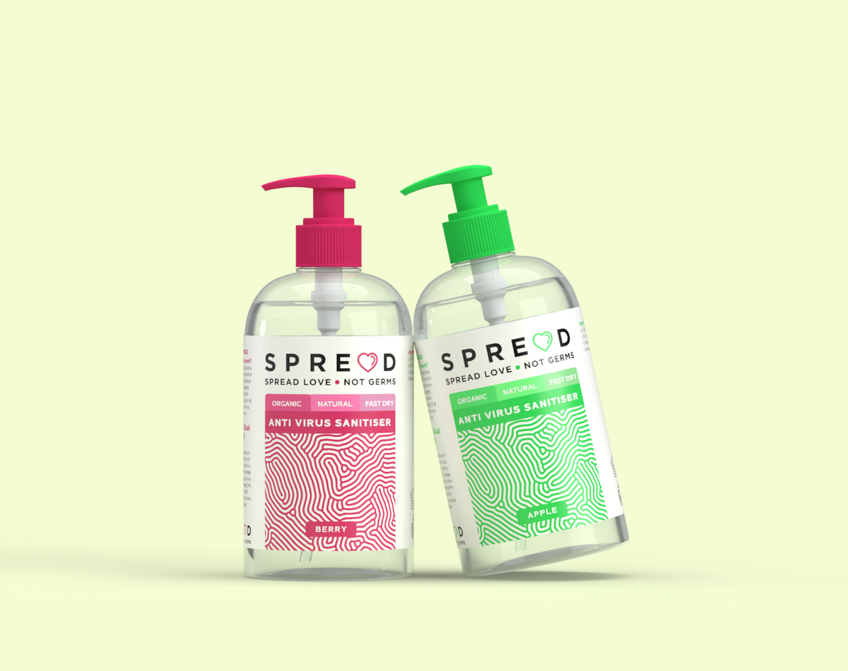 Spread   Hand Sanitiser Packaging Design packaging design portfolio project by Y Not Tony Design Studio